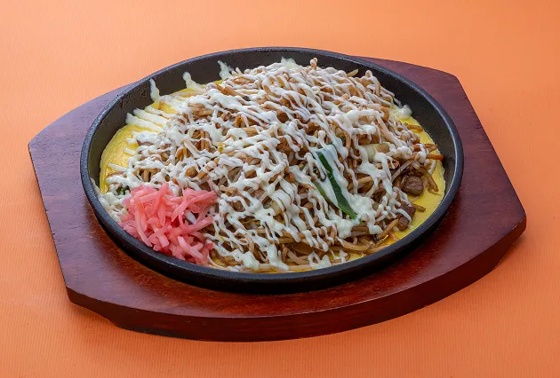 おむれつ風焼きそば